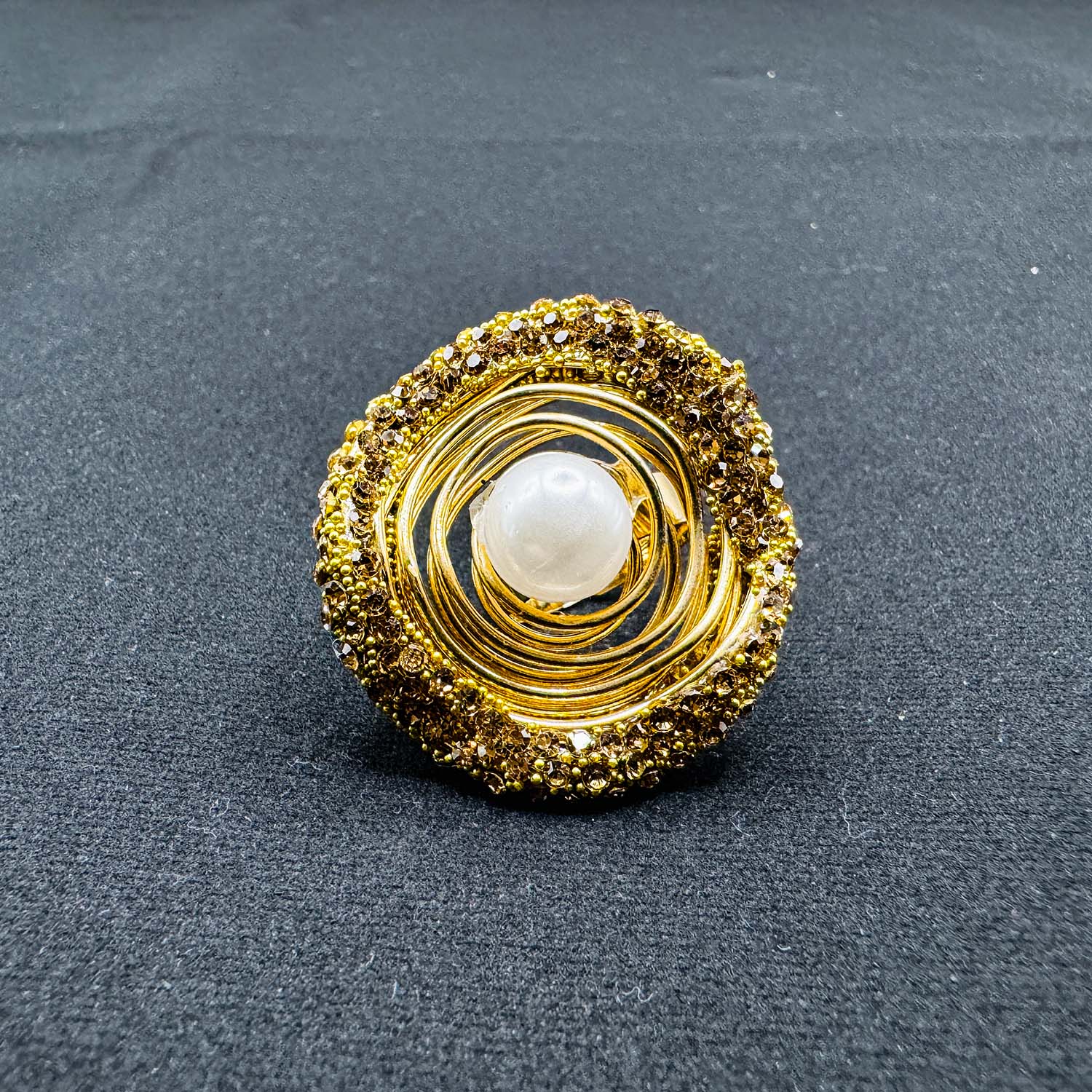Pearl Embellished Ring